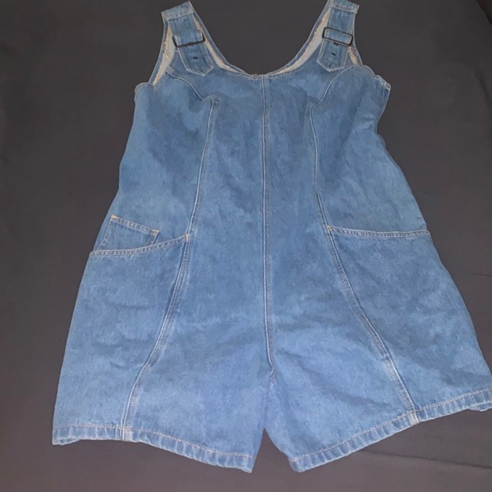 Size 16 Diana Marco denim overall shorts